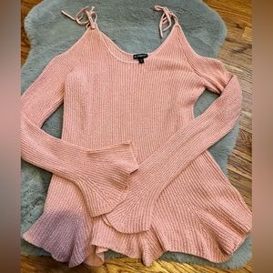 Express cold shoulder sweater- size Medium